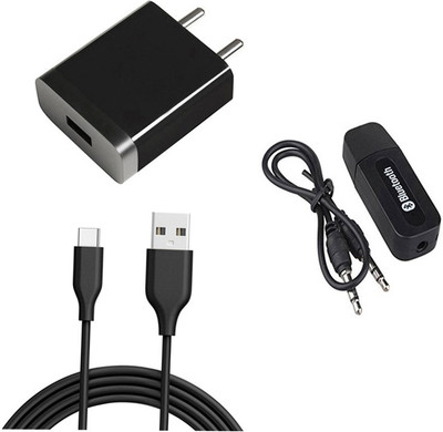 SARVIN Wall Charger Accessory Combo for Realme Narzo 20(Black)