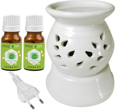 PeepalComm Lemongrass Diffuser Set PC-130ELEDIFF001-2LG(3 x 6.67 ml)