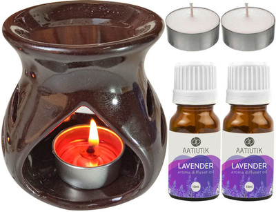 Aatiutik Lavneder Diffuser Set AT-TDIFF97-BROWN-2TL-2LAV(5 x 4 ml)