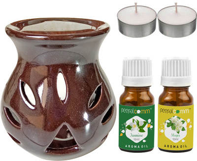 PeepalComm Jasmine, Mpgra Diffuser Set PC-TDIFF97_BROWN_2TL_JAS-MOG(2 x 10 ml)