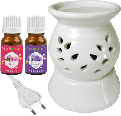 PeepalComm Rose, Lavender Diffuser Set PC-130ELEDIFF001-RS-LV(3 x 6.67 ml)