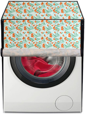 AAVYA UNIQUE FASHION Front Loading Washing Machine  Cover(Width: 60.96 cm, Multicolor,Flower)