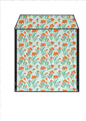 AAVYA UNIQUE FASHION Front Loading Washing Machine  Cover(Width: 66.46 cm, Multicolor,Flower)