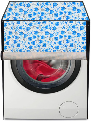 AAVYA UNIQUE FASHION Front Loading Washing Machine  Cover(Width: 60.96 cm, BlueHeart)