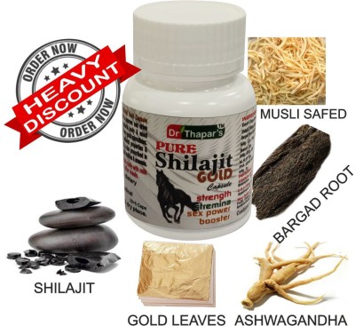 Dr. Thapar's Pure Shilajit Gold Full Power 25+5 Free