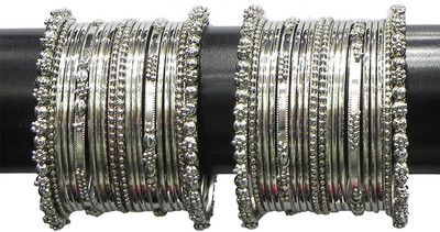 ZENEME Alloy Gold-plated Bangle Set(Pack of 2)