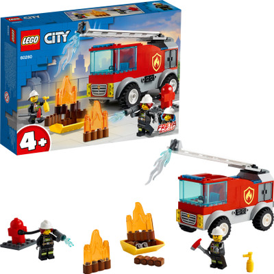 LEGO Fire Ladder Truck(Multicolor)