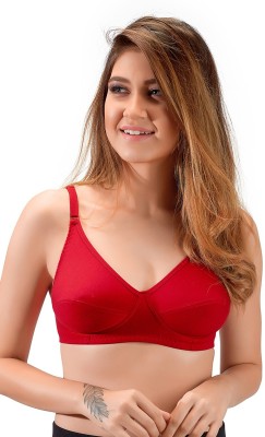 JULIET Women T-Shirt Non Padded Bra(Red)