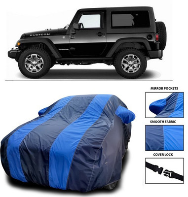 ANTHUB Car Cover For Mahindra Thar (With Mirror Pockets)(Blue)
