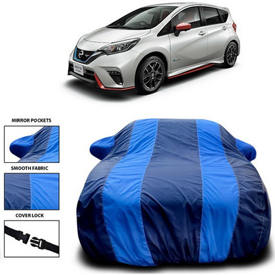 SEBONGO Car Cover For Nissan Note e-Power (With Mirror Pockets)(Blue)