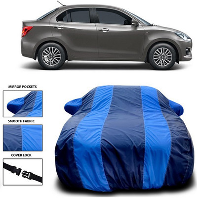 ANTHUB Car Cover For Maruti Dzire (With Mirror Pockets)(Blue)