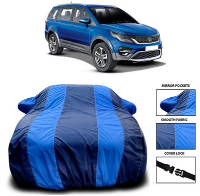 ANTHUB Car Cover For Tata Hexa (With Mirror Pockets)(Blue)