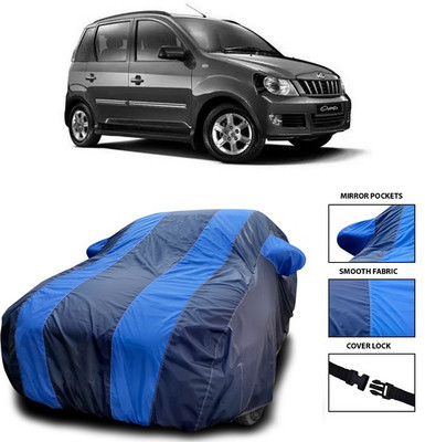 ANTHUB Car Cover For Mahindra Quanto (With Mirror Pockets)(Blue)