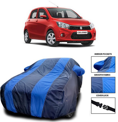 SEBONGO Car Cover For Maruti Suzuki Celerio (With Mirror Pockets)(Blue)