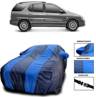 ANTHUB Car Cover For Tata Indigo Marina (With Mirror Pockets)(Blue)