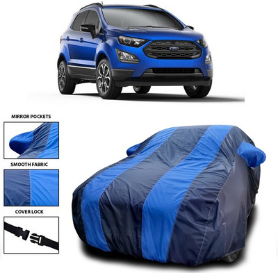 SEBONGO Car Cover For Ford Ecosport (With Mirror Pockets)(Blue)