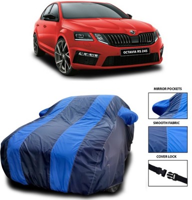 ANTHUB Car Cover For Skoda Octavia RS 245 (With Mirror Pockets)(Blue)