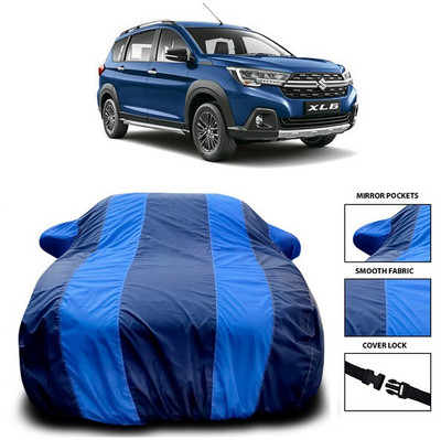 ANTHUB Car Cover For Maruti Suzuki XL6 (With Mirror Pockets)(Blue)