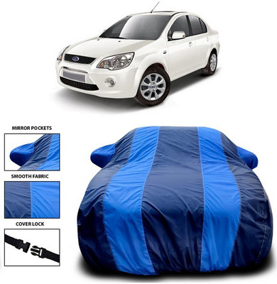 SEBONGO Car Cover For Ford Fiesta Classic (With Mirror Pockets)(Blue)