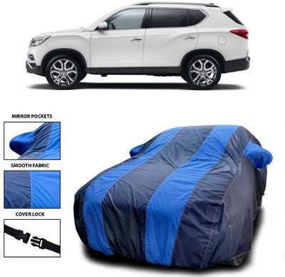 ANTHUB Car Cover For Mahindra XUV400 (With Mirror Pockets)(Blue)