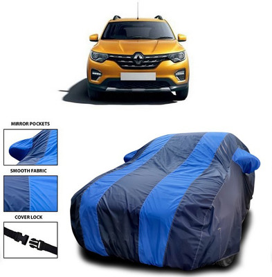 SEBONGO Car Cover For Renault HBC (With Mirror Pockets)(Blue)