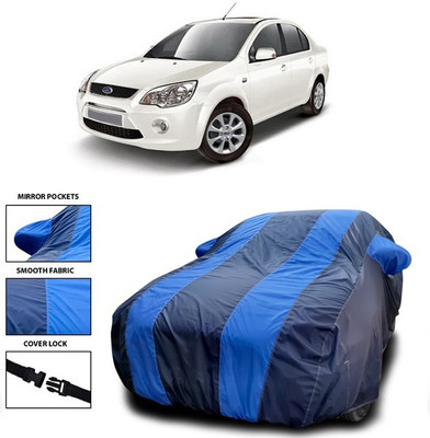 ANTHUB Car Cover For Ford Fiesta Classic (With Mirror Pockets)(Blue)