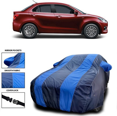 ANTHUB Car Cover For Maruti Suzuki Dzire (With Mirror Pockets)(Blue)
