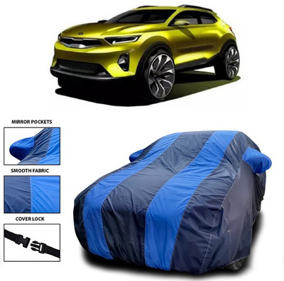 SEBONGO Car Cover For Kia QYI (With Mirror Pockets)(Blue)
