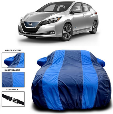 ANTHUB Car Cover For Nissan Leaf EV (With Mirror Pockets)(Blue)