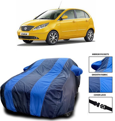 ANTHUB Car Cover For Tata Indica Vista (With Mirror Pockets)(Blue, For 2019, 2020, 2021, 2022, 2023 Models)