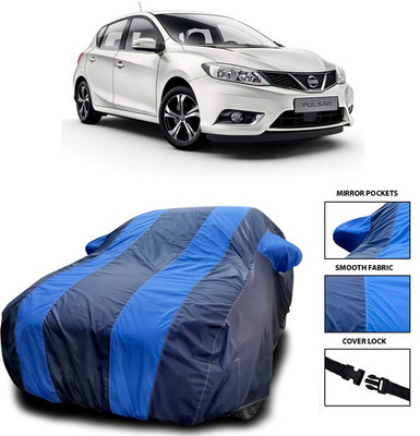 SEBONGO Car Cover For Nissan Pulsar (With Mirror Pockets)(Blue)