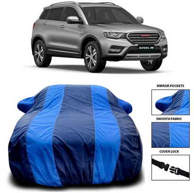 SEBONGO Car Cover For Haval H6 (With Mirror Pockets)(Blue)