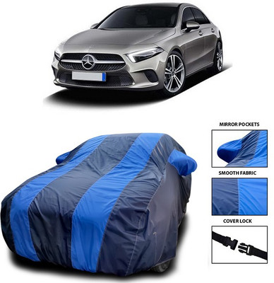 ANTHUB Car Cover For Mercedes Benz A-Class Sedan (With Mirror Pockets)(Blue)