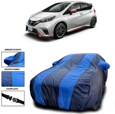 SEBONGO Car Cover For Nissan Note e-Power (With Mirror Pockets)(Blue)