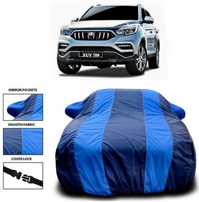 ANTHUB Car Cover For Mahindra XUV 700 (With Mirror Pockets)(Blue)