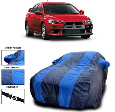 ANTHUB Car Cover For Mitsubishi Lancer (With Mirror Pockets)(Blue)