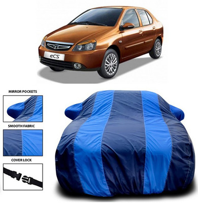 ANTHUB Car Cover For Tata Indigo eCS (With Mirror Pockets)(Blue)