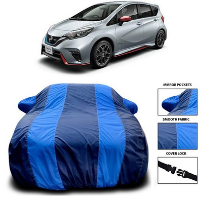 SEBONGO Car Cover For Nissan NOTE (With Mirror Pockets)(Blue)