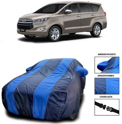 ANTHUB Car Cover For Toyota Innova (With Mirror Pockets)(Blue)