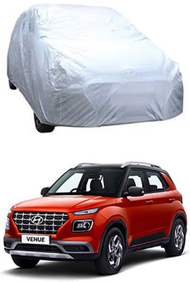 Coverit Car Cover For Hyundai Venue (Without Mirror Pockets)(Silver)