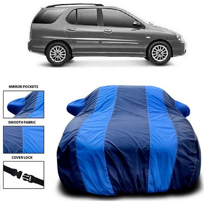 ANTHUB Car Cover For Tata Indigo Marina (With Mirror Pockets)(Blue)