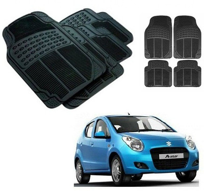 After cars Rubber 3D Mat For  Maruti Suzuki A-Star(Black)