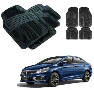 After cars Rubber 3D Mat For  Maruti Suzuki Ciaz(Black)