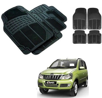 After cars Rubber 3D Mat For  Mahindra Quanto(Black)