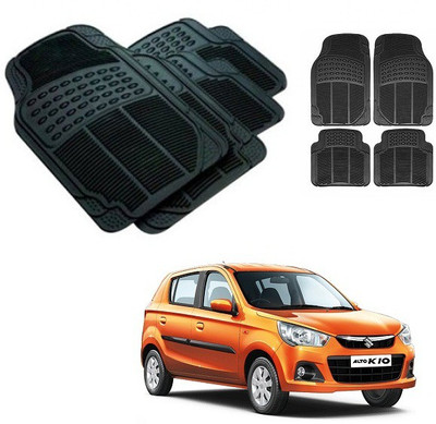 After cars Rubber 3D Mat For  Maruti Suzuki Alto K10(Black)