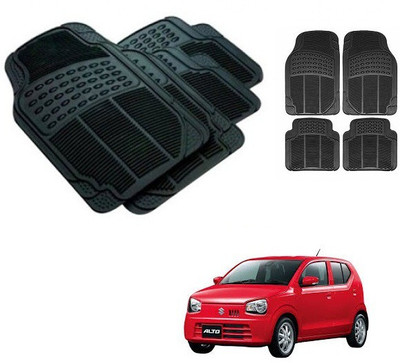 After cars Rubber 3D Mat For  Maruti Suzuki Alto 800(Black)