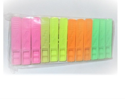 SBTs Plastic Cloth Clips(Multicolor Pack of 24)