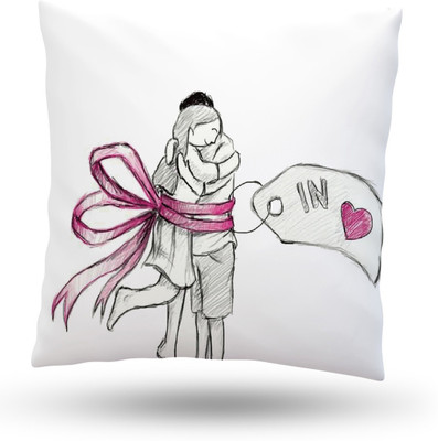 Dreamcart Polyester Cushions & Pillows Cover(30 cm*30 cm, White)