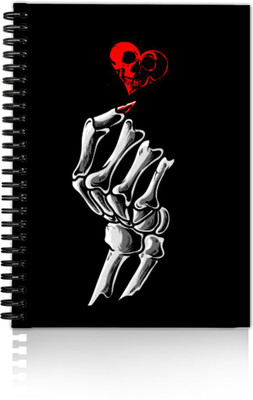 DI-KRAFT Handmade A5 Diary Unruled 160 Pages(Black)