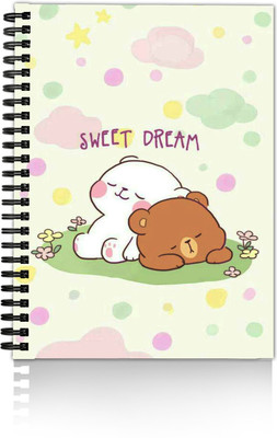 DI-KRAFT Handmade A5 Diary Unruled 160 Pages(White)